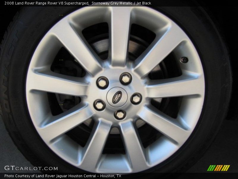 Stornoway Grey Metallic / Jet Black 2008 Land Rover Range Rover V8 Supercharged