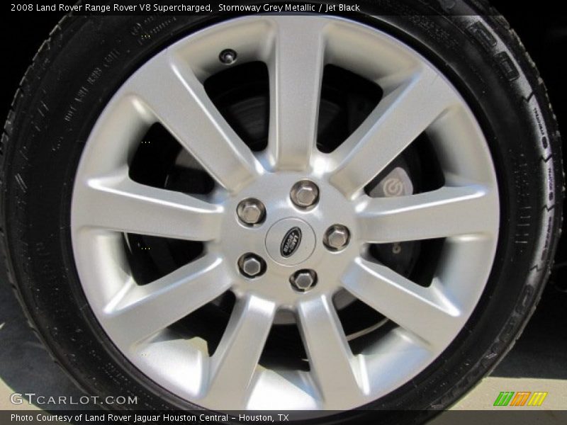 Stornoway Grey Metallic / Jet Black 2008 Land Rover Range Rover V8 Supercharged