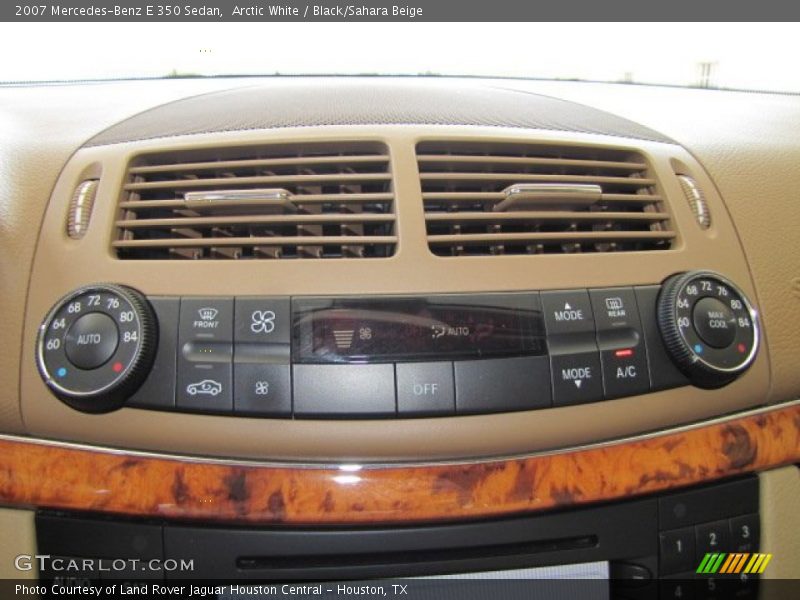 Arctic White / Black/Sahara Beige 2007 Mercedes-Benz E 350 Sedan