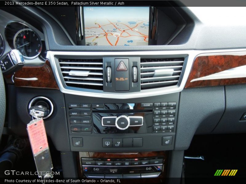 Controls of 2013 E 350 Sedan