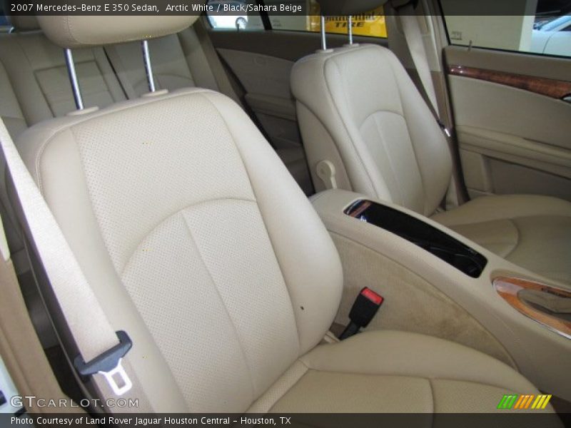 Arctic White / Black/Sahara Beige 2007 Mercedes-Benz E 350 Sedan