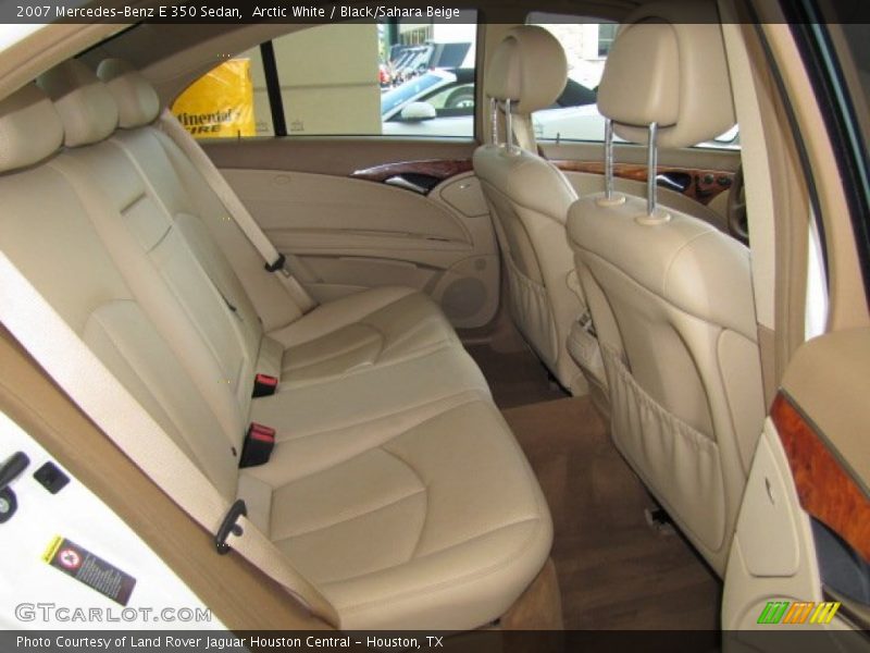 Arctic White / Black/Sahara Beige 2007 Mercedes-Benz E 350 Sedan