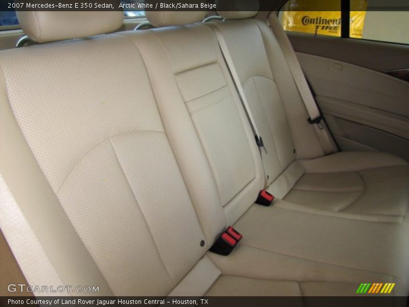 Arctic White / Black/Sahara Beige 2007 Mercedes-Benz E 350 Sedan