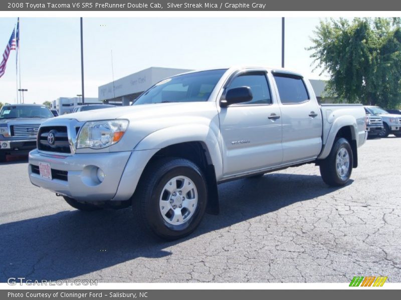 Front 3/4 View of 2008 Tacoma V6 SR5 PreRunner Double Cab