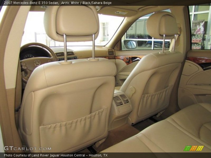 Arctic White / Black/Sahara Beige 2007 Mercedes-Benz E 350 Sedan