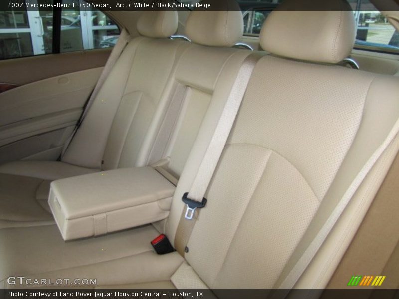 Arctic White / Black/Sahara Beige 2007 Mercedes-Benz E 350 Sedan