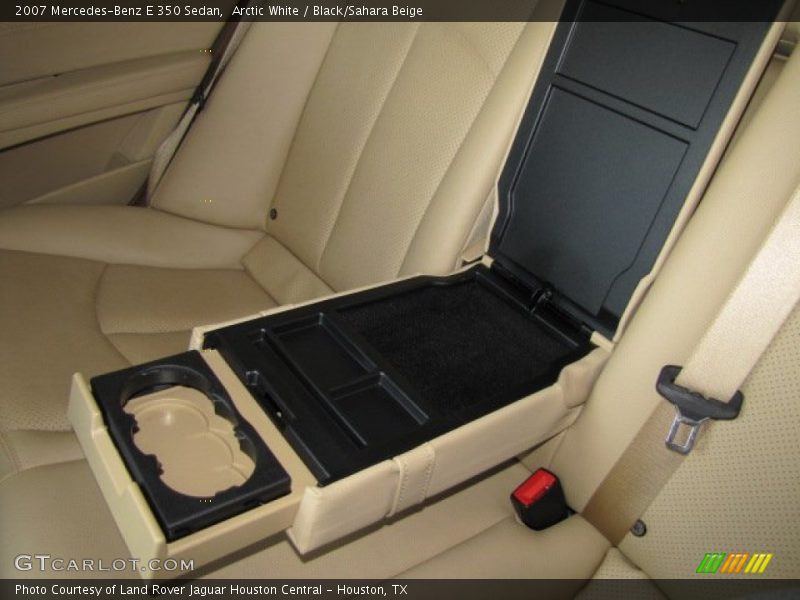 Arctic White / Black/Sahara Beige 2007 Mercedes-Benz E 350 Sedan