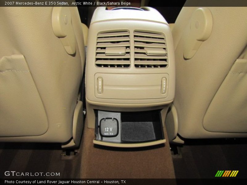 Arctic White / Black/Sahara Beige 2007 Mercedes-Benz E 350 Sedan