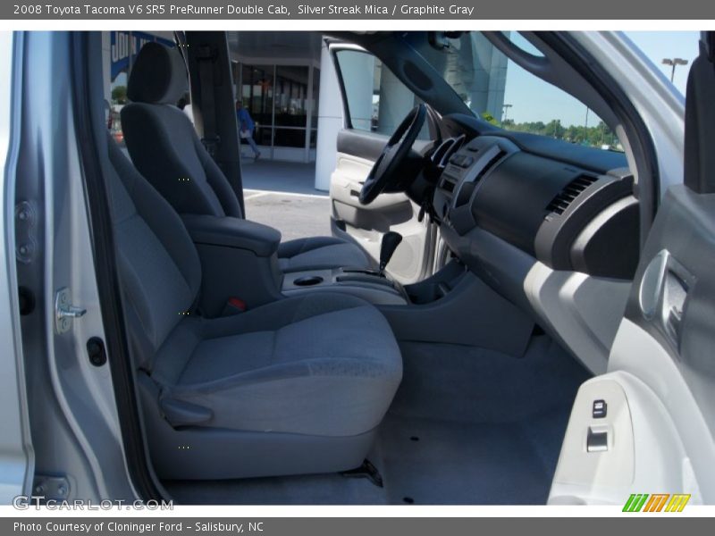 Silver Streak Mica / Graphite Gray 2008 Toyota Tacoma V6 SR5 PreRunner Double Cab