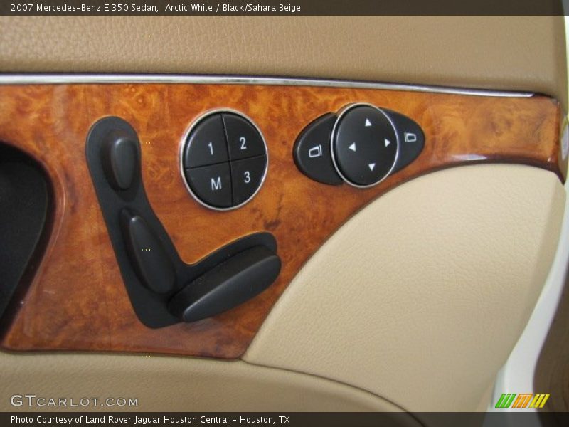 Arctic White / Black/Sahara Beige 2007 Mercedes-Benz E 350 Sedan