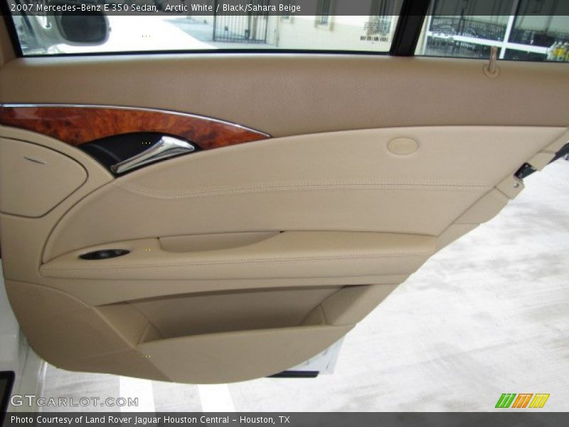 Arctic White / Black/Sahara Beige 2007 Mercedes-Benz E 350 Sedan