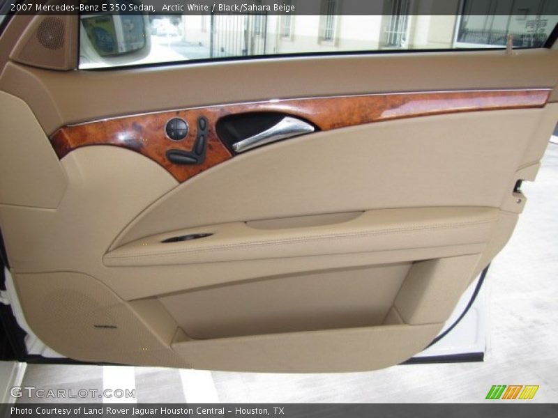 Arctic White / Black/Sahara Beige 2007 Mercedes-Benz E 350 Sedan