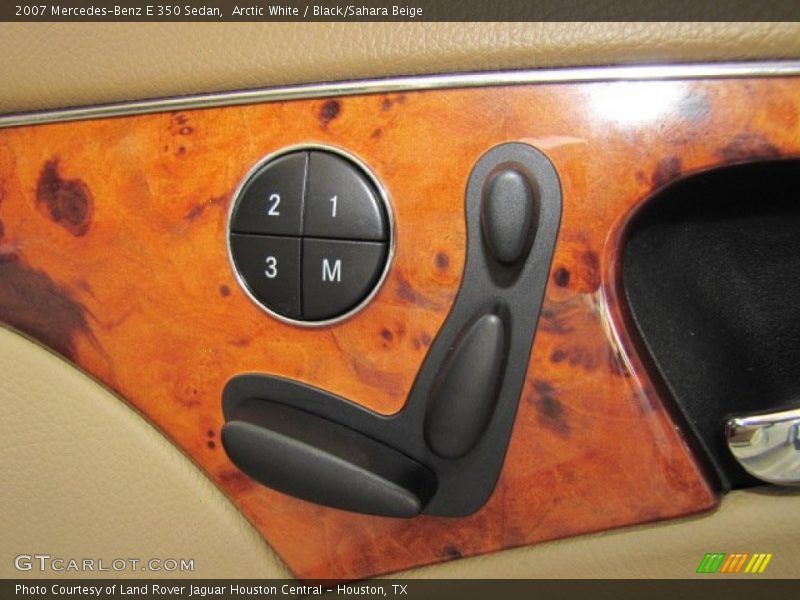 Arctic White / Black/Sahara Beige 2007 Mercedes-Benz E 350 Sedan