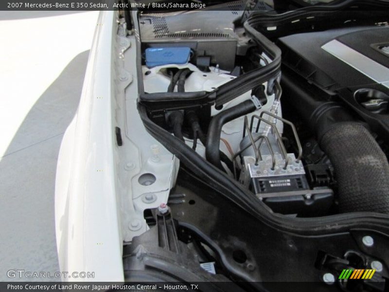 Arctic White / Black/Sahara Beige 2007 Mercedes-Benz E 350 Sedan