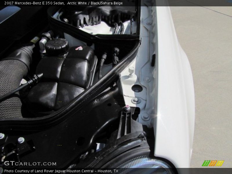 Arctic White / Black/Sahara Beige 2007 Mercedes-Benz E 350 Sedan
