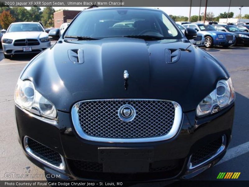 Ultimate Black / Warm Charcoal 2010 Jaguar XF XFR Sport Sedan