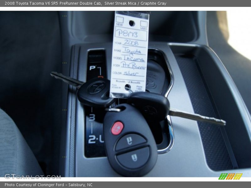 Keys of 2008 Tacoma V6 SR5 PreRunner Double Cab