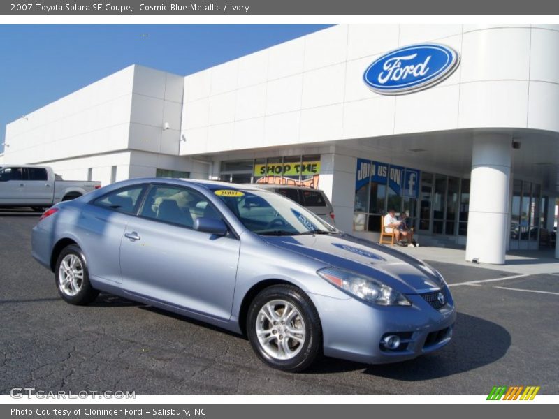 Cosmic Blue Metallic / Ivory 2007 Toyota Solara SE Coupe
