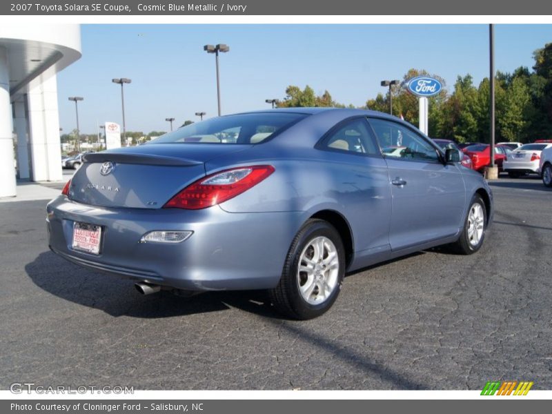 Cosmic Blue Metallic / Ivory 2007 Toyota Solara SE Coupe