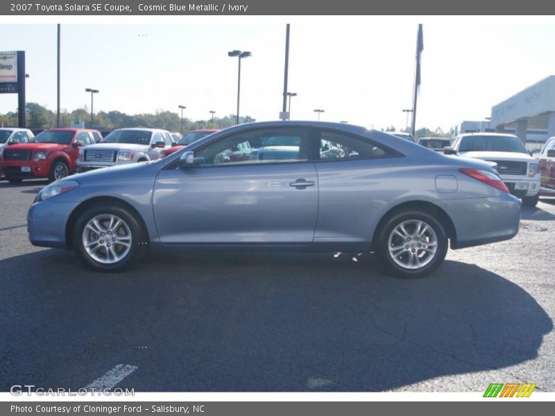 Cosmic Blue Metallic / Ivory 2007 Toyota Solara SE Coupe