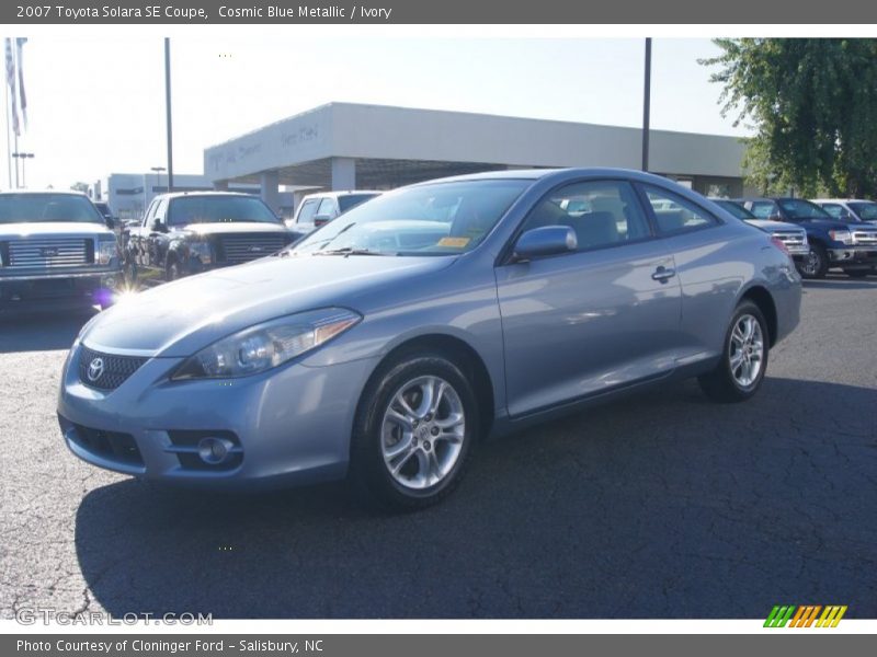 Cosmic Blue Metallic / Ivory 2007 Toyota Solara SE Coupe