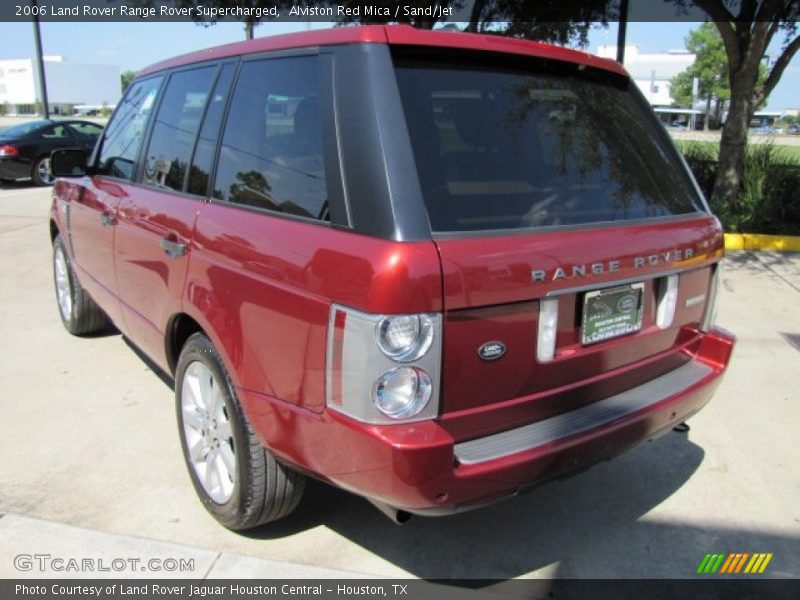 Alviston Red Mica / Sand/Jet 2006 Land Rover Range Rover Supercharged