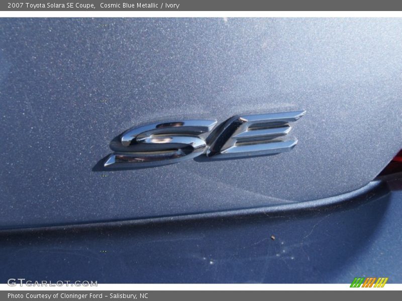 Cosmic Blue Metallic / Ivory 2007 Toyota Solara SE Coupe