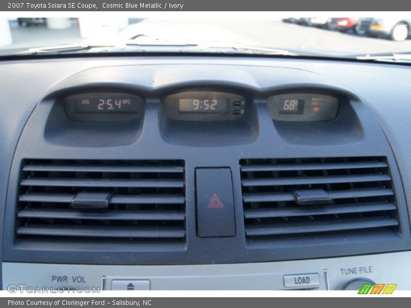 Cosmic Blue Metallic / Ivory 2007 Toyota Solara SE Coupe