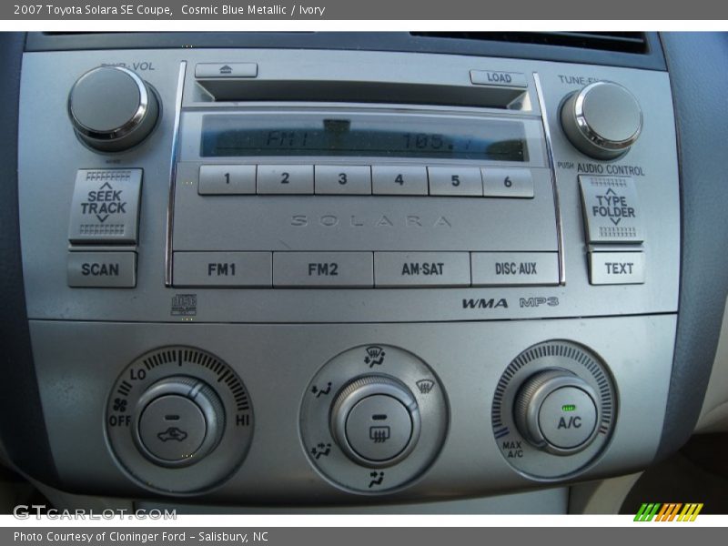 Cosmic Blue Metallic / Ivory 2007 Toyota Solara SE Coupe