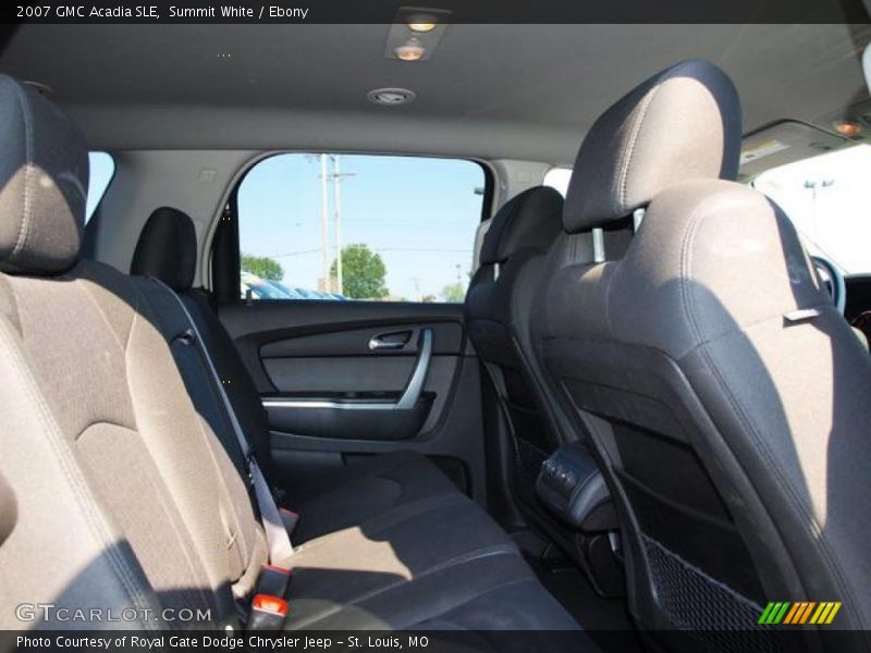 Summit White / Ebony 2007 GMC Acadia SLE