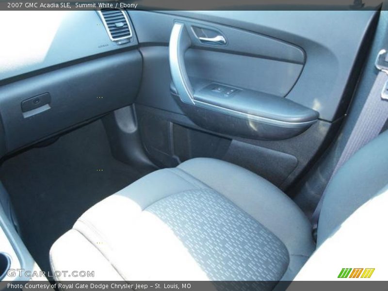 Summit White / Ebony 2007 GMC Acadia SLE