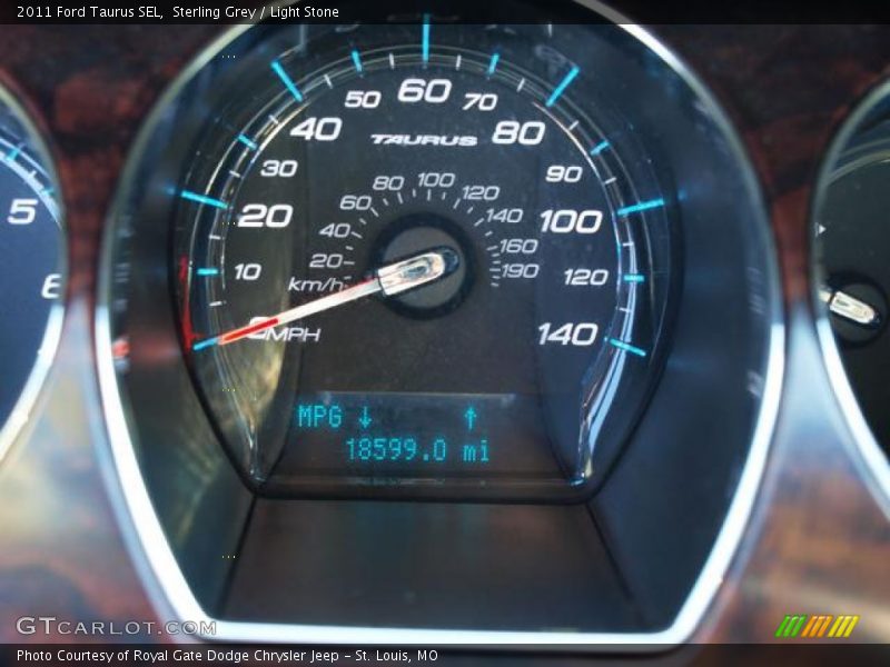 Sterling Grey / Light Stone 2011 Ford Taurus SEL