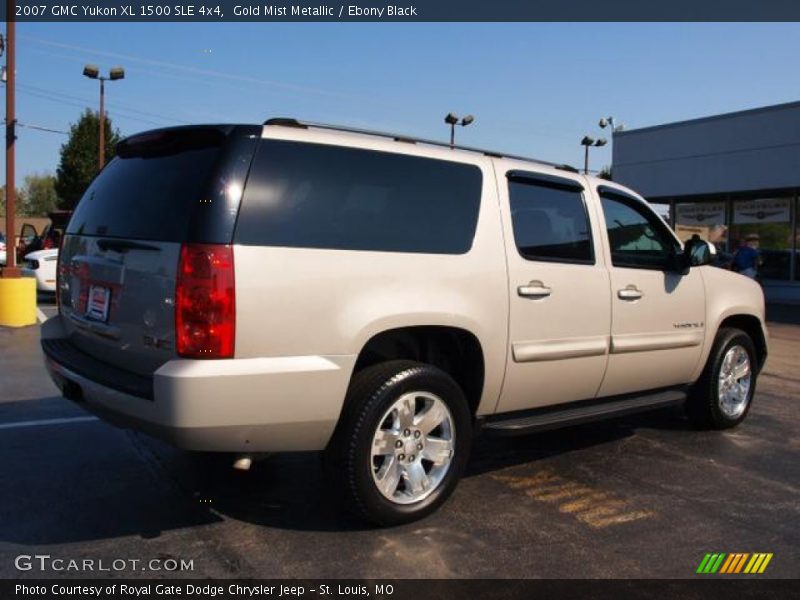 Gold Mist Metallic / Ebony Black 2007 GMC Yukon XL 1500 SLE 4x4