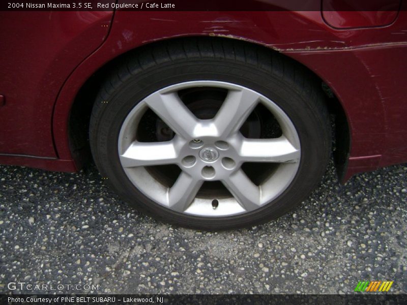 Red Opulence / Cafe Latte 2004 Nissan Maxima 3.5 SE