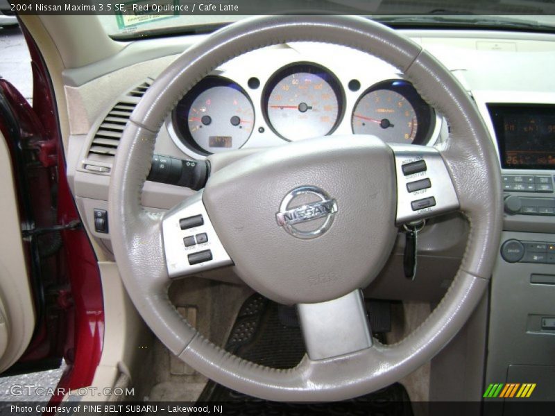 Red Opulence / Cafe Latte 2004 Nissan Maxima 3.5 SE