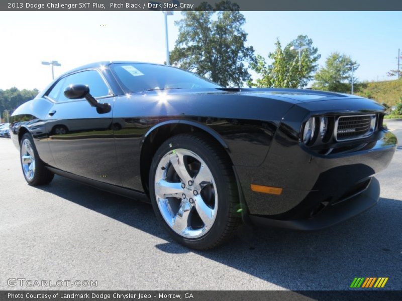 Pitch Black / Dark Slate Gray 2013 Dodge Challenger SXT Plus