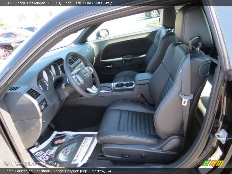 Pitch Black / Dark Slate Gray 2013 Dodge Challenger SXT Plus