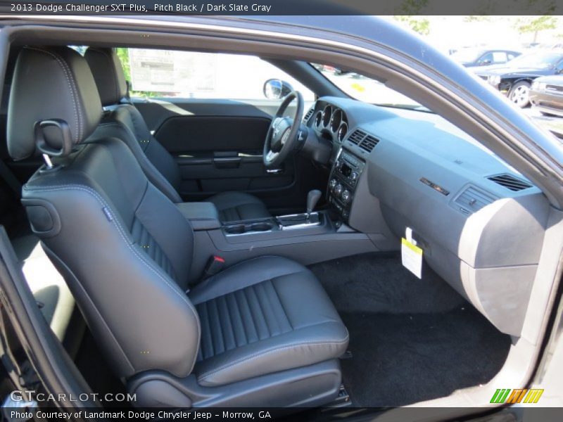 Pitch Black / Dark Slate Gray 2013 Dodge Challenger SXT Plus