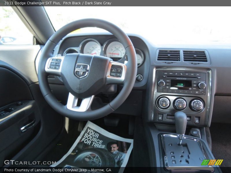 Pitch Black / Dark Slate Gray 2013 Dodge Challenger SXT Plus