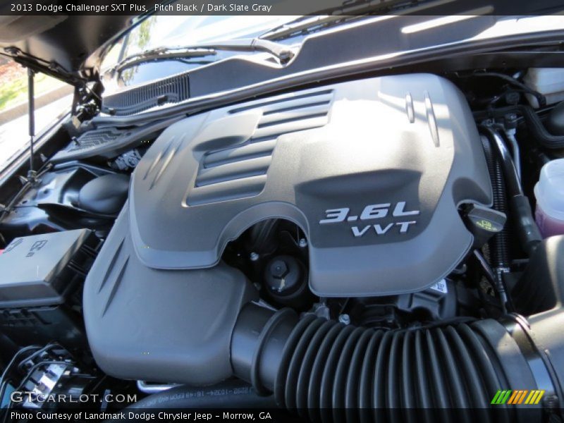 Pitch Black / Dark Slate Gray 2013 Dodge Challenger SXT Plus