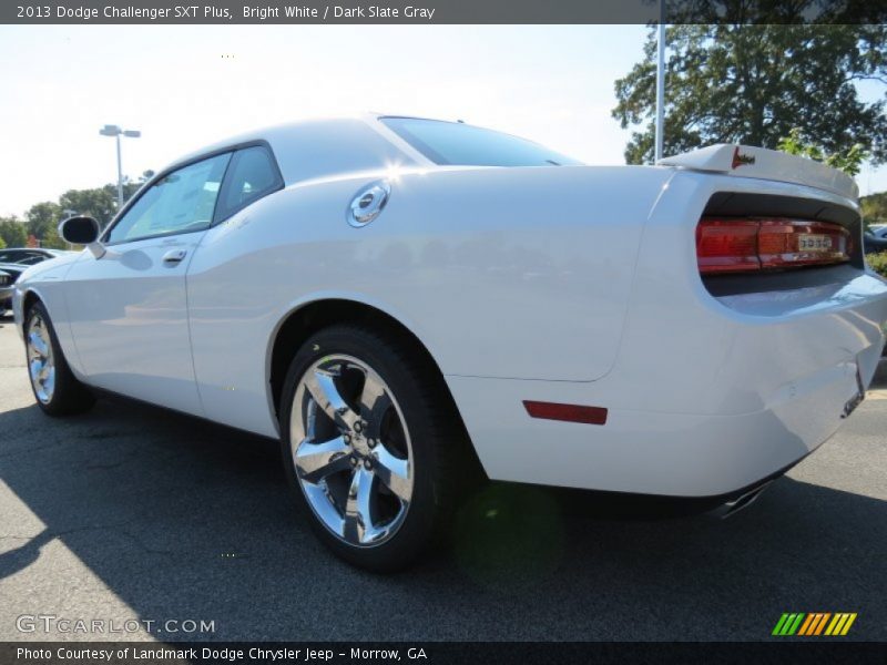 Bright White / Dark Slate Gray 2013 Dodge Challenger SXT Plus