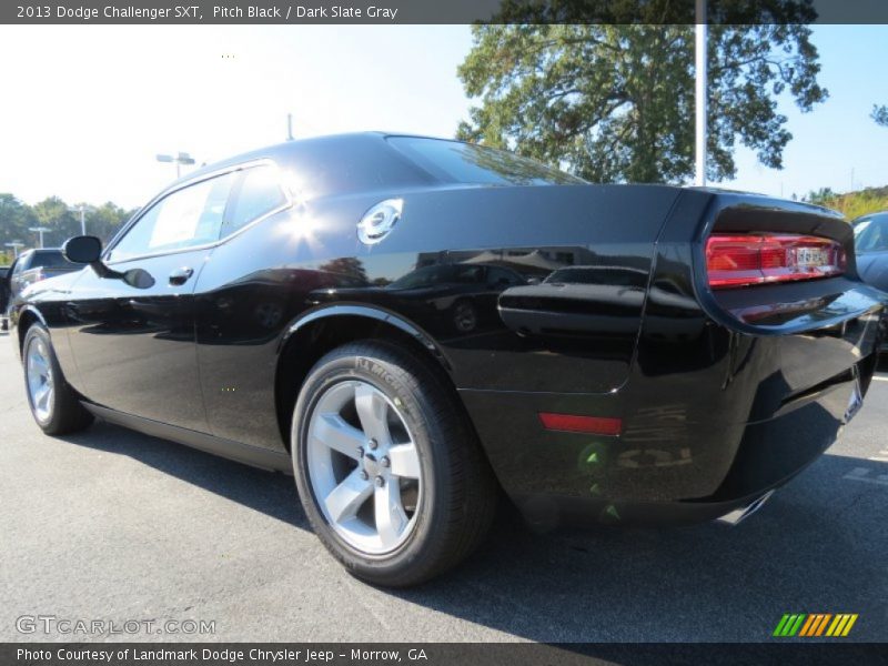Pitch Black / Dark Slate Gray 2013 Dodge Challenger SXT