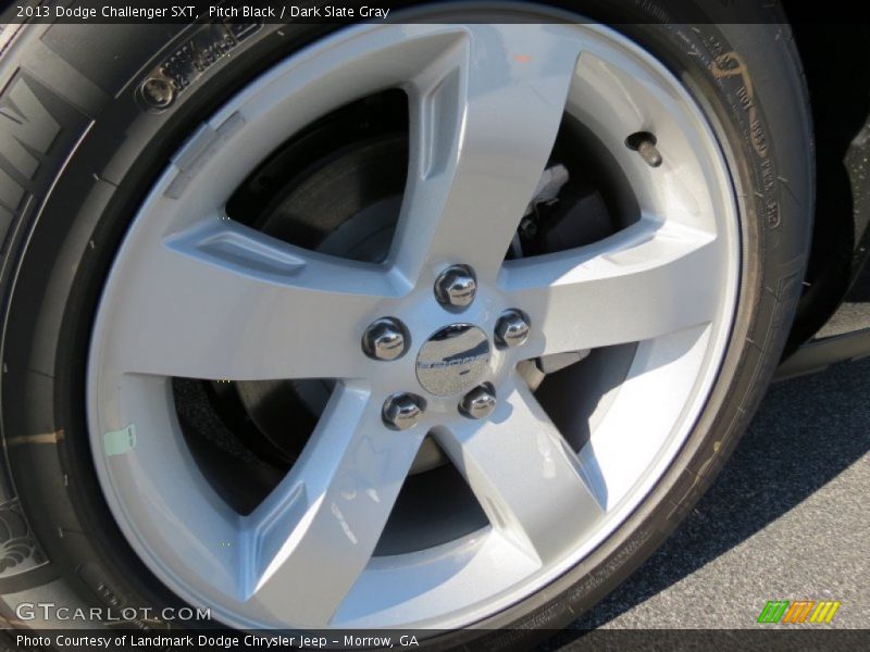 Pitch Black / Dark Slate Gray 2013 Dodge Challenger SXT