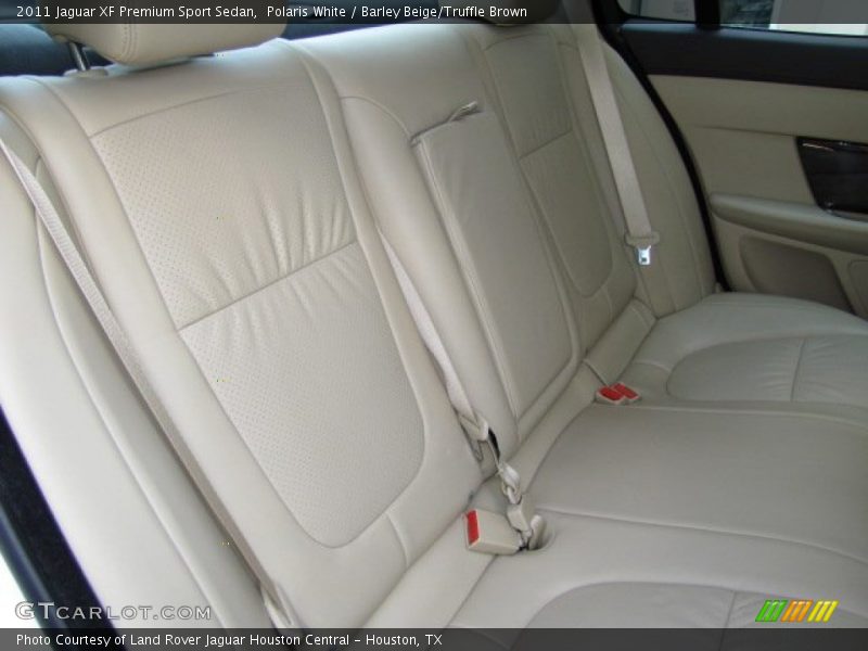 Polaris White / Barley Beige/Truffle Brown 2011 Jaguar XF Premium Sport Sedan