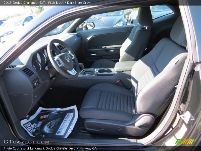 Pitch Black / Dark Slate Gray 2013 Dodge Challenger SXT