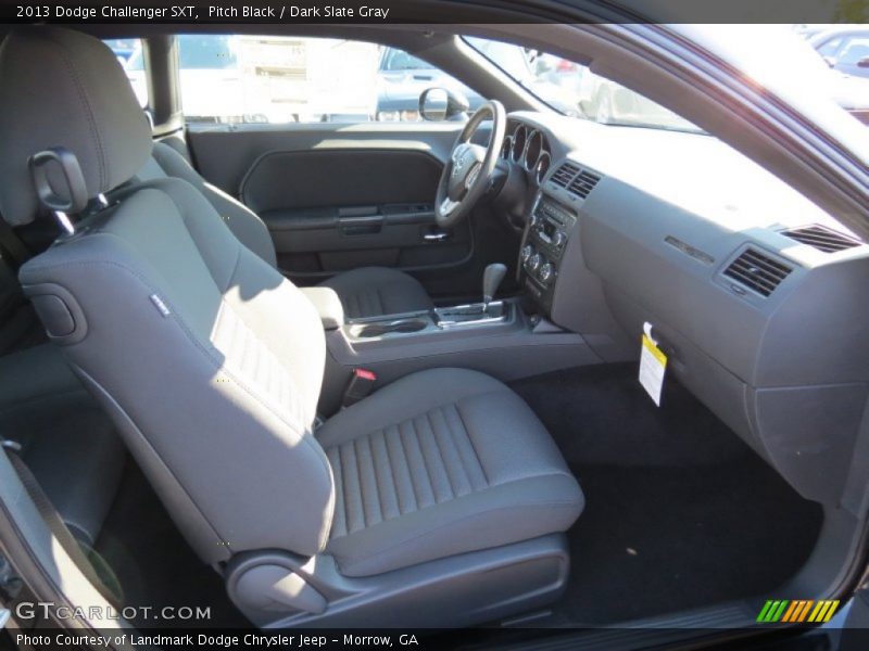 Pitch Black / Dark Slate Gray 2013 Dodge Challenger SXT