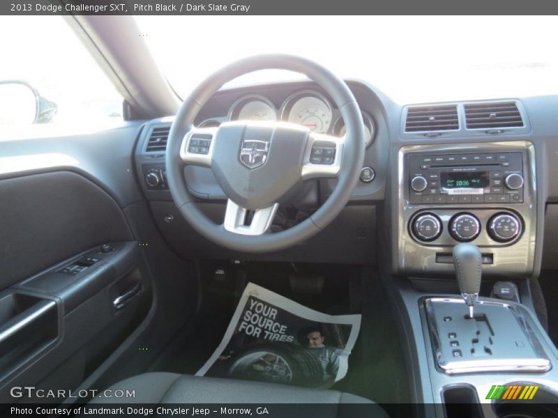 Pitch Black / Dark Slate Gray 2013 Dodge Challenger SXT