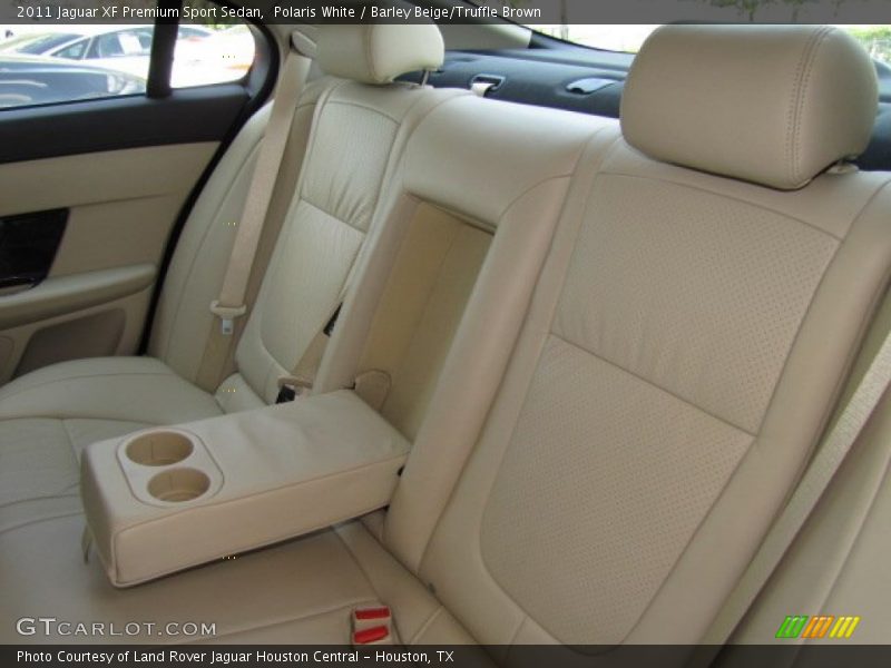 Polaris White / Barley Beige/Truffle Brown 2011 Jaguar XF Premium Sport Sedan