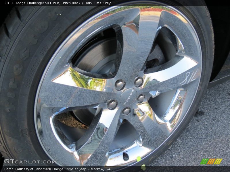 Pitch Black / Dark Slate Gray 2013 Dodge Challenger SXT Plus