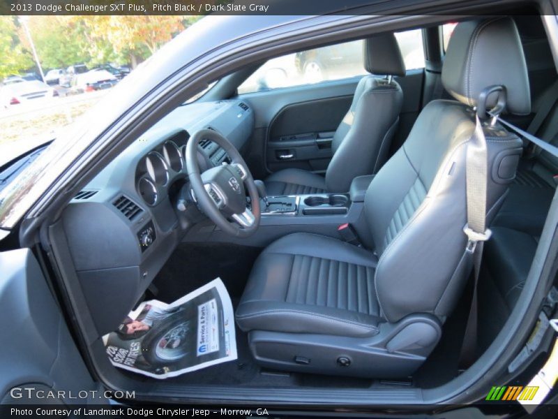 Pitch Black / Dark Slate Gray 2013 Dodge Challenger SXT Plus